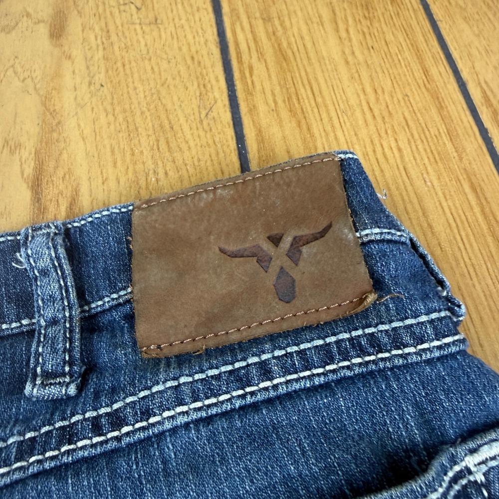 Wrangler 20X Style 42 Vintage Boot Jeans Mens 38x34 Blue Denim Western Cowboy - Picture 6 of 15